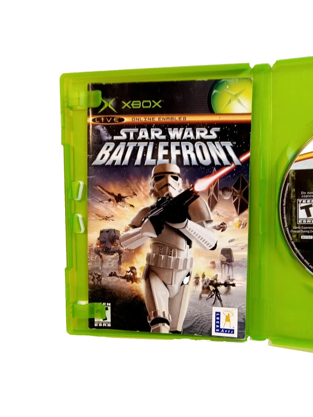 Microsoft Xbox Live  Online Enabler Video Game Star Wars Battlefront Has Manual